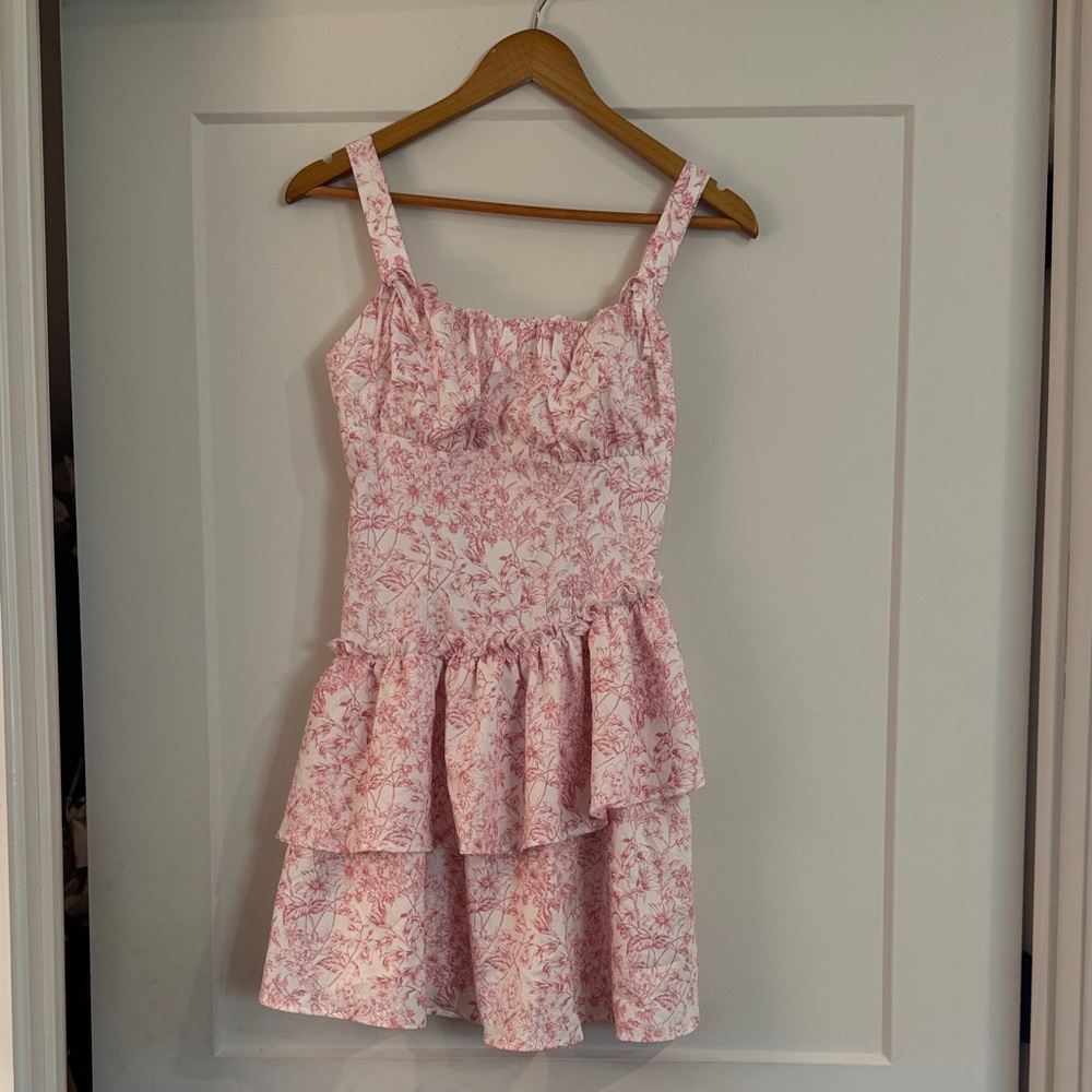 Pink Floral Dress
